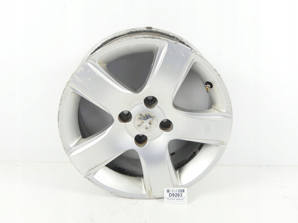 1x Alufelge 16 Zoll 7.0" 4x108 9684880380 Peugeot 3008 Rim Wheel FEL9645204520vi