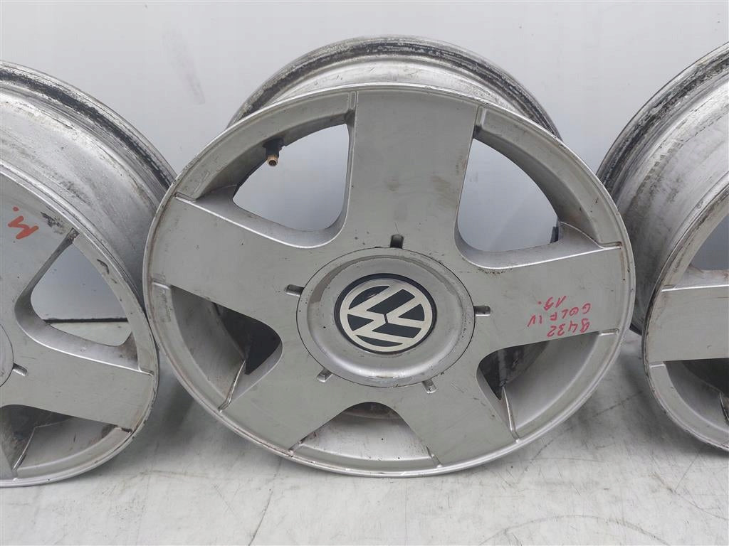 4x Alufelge 16 Zoll 6.0" 5x100 Silber VW Golf Iv Rim Wheel FEL9226833933fm