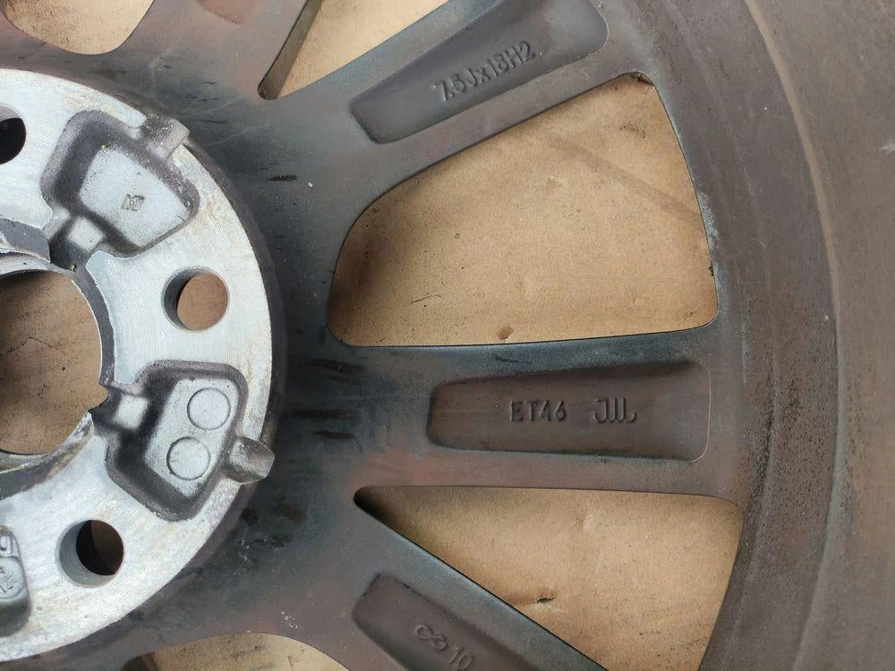 1x Alufelge 18 Zoll 7.5" 5x112 46ET Matt Graphit 5FA601025E Seat Leon Rim Wheel FEL9500060696ck