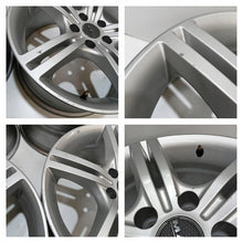 Laden Sie das Bild in den Galerie-Viewer, 4x Alufelge 17 Zoll 7.5" 5x110 40ET Glanz Silber Opel Vectra Meriva Rim Wheel FEL1728657336by