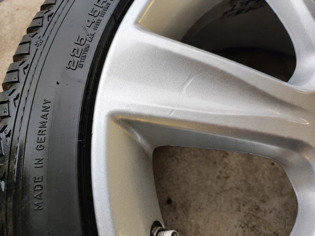 1x Alufelge 18 Zoll 7.5" 5x108 46ET Glanz Silber GX73-1007-DA Jaguar Xf