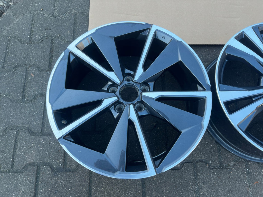 1x Alufelge 19 Zoll 7.5" 5x114.3 45ET Glanz Graphit Mg Qashqai Iii Rim Wheel FEL8615209314pd