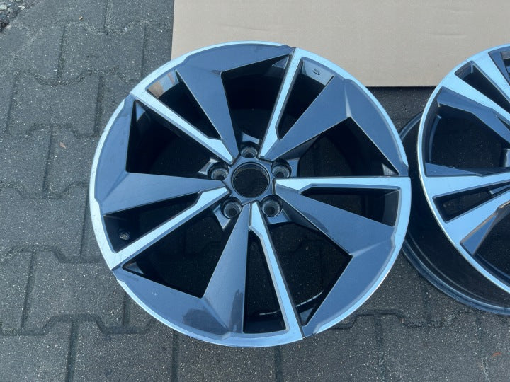 1x Alufelge 19 Zoll 7.5" 5x114.3 45ET Glanz Graphit Mg Qashqai Iii Rim Wheel FEL8615209314pd