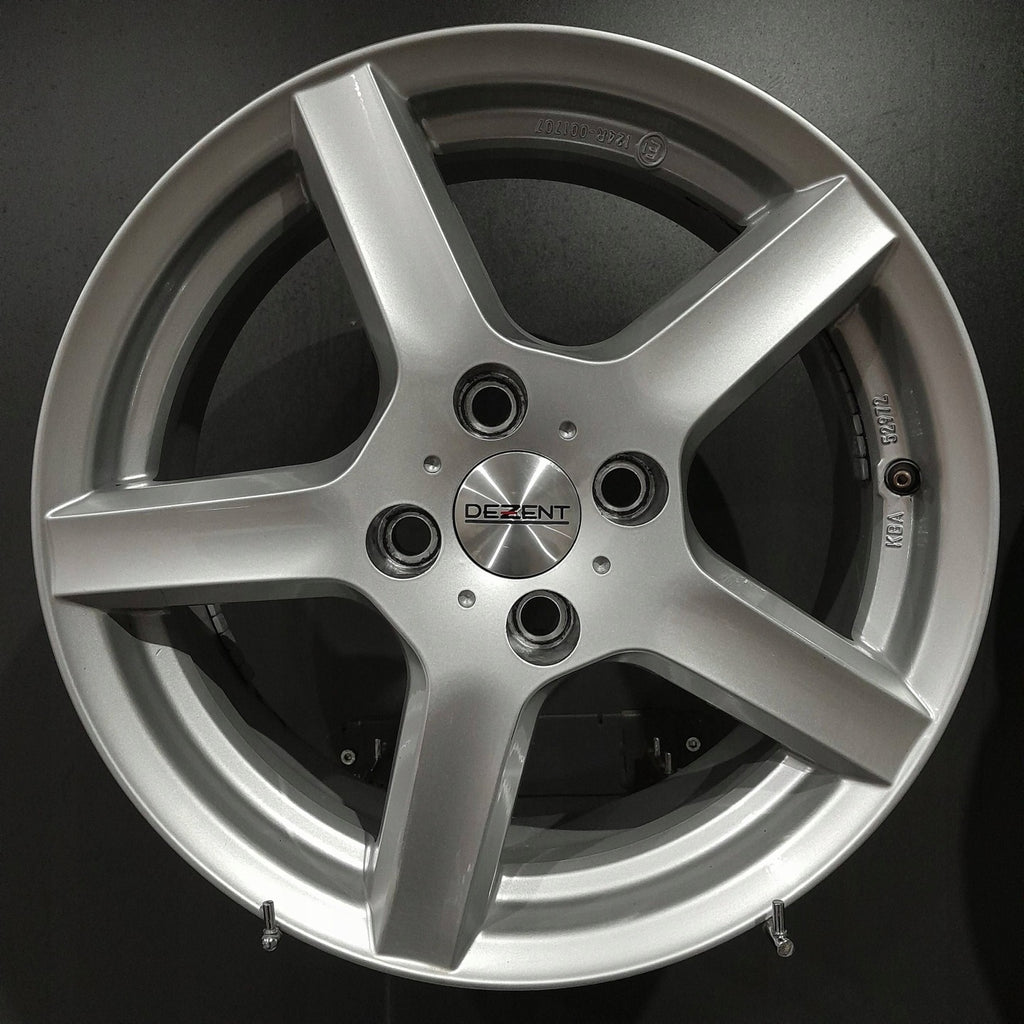 4x Alufelge 16 Zoll 6.5" 4x108 38ET Silber KBA52972 Citroën Corsa F Rim Wheel FEL5377997968qg