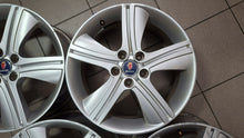 Laden Sie das Bild in den Galerie-Viewer, 4x Alufelge 17 Zoll 7.5" 5x110 49ET Glanz Silber 12780246 Saab 9-5 9-3 Rim Wheel FEL9322622129oy
