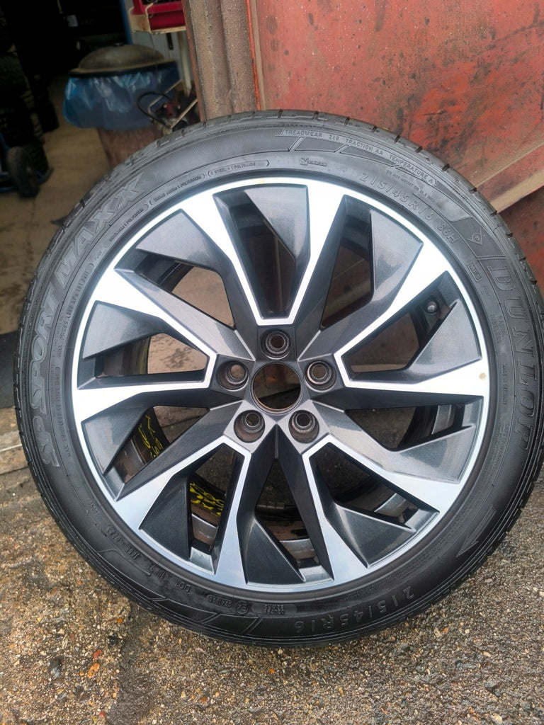 1x Alufelge 16 Zoll 7.0" 5x100 46ET Matt Grau 6V0601025N Skoda Fabia I Rim Wheel FEL4436613534dj