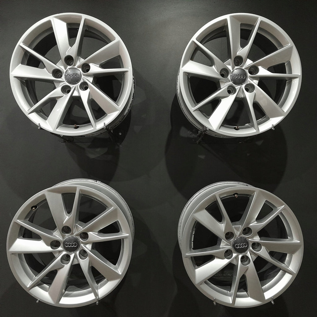 4x Alufelge 16 Zoll 7.0" 5x112 35ET Glanz Silber 8W0601025B Audi C6 Rim Wheel FEL7879789812aa