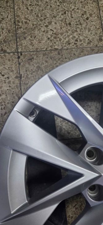 1x Alufelge 17 Zoll 7.0" 5x112 46ET Glanz Silber 5E3601025E Skoda Octavia Iv FEL1634938419cy