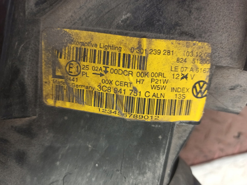 Frontscheinwerfer VW Passat Cc 3C8941751 LED Links Scheinwerfer Headlight SCH3589740195tl