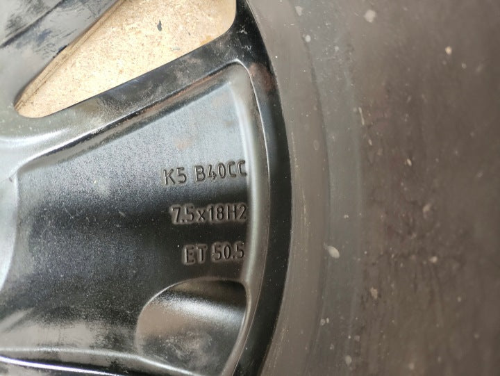 1x Alufelge 18 Zoll 7.5" 5x108 50 5ET 31680403 Volvo Xc40 Rim Wheel FEL6327799987qp