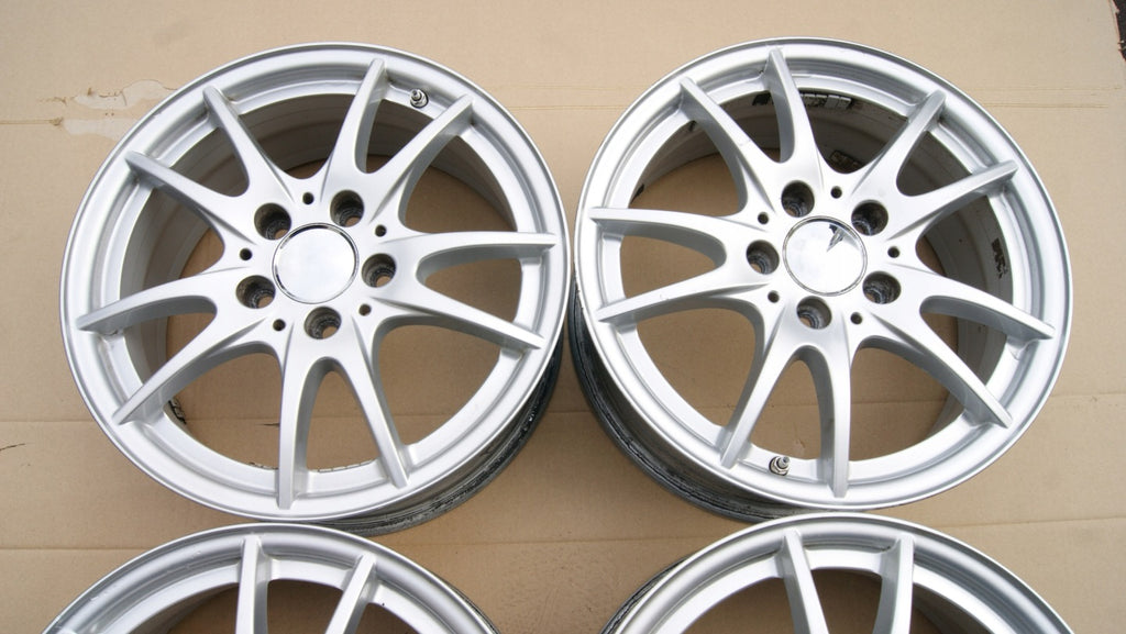 4x Alufelge 16 Zoll 6.5" 5x112 49ET Glanz Silber A2464011302 Mercedes-Benz W246 FEL4336228606pm
