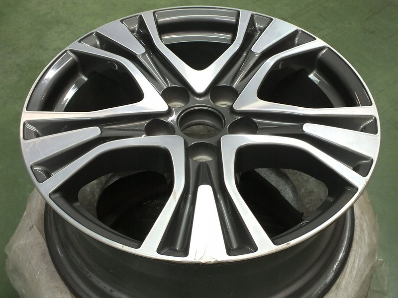 1x Alufelge 17 Zoll 7.0" 5x114.3 39ET Glanz Graphit PZ49M-X0670- Mg Rav