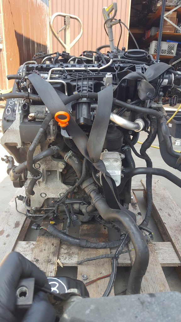 Motor VW Polo CAY 1.6 TDI 144TKm Diesel Engine Komplett