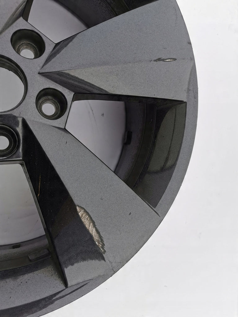 1x Alufelge 17 Zoll 6.5" 5x112 38ET Glanz Schwarz 565601025AA Skoda Kodiaq