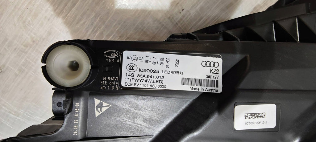 Frontscheinwerfer Audi Q3 83A941012 LED Rechts Scheinwerfer Headlight SCH8011529246gr
