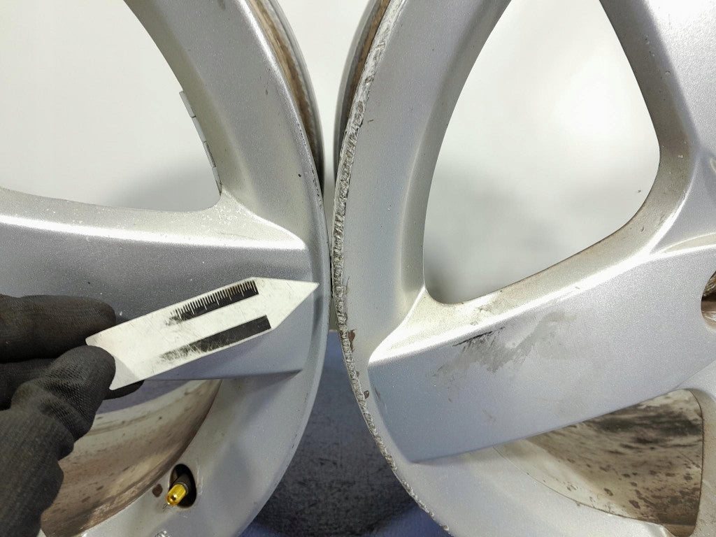 4x Alufelge 17 Zoll 7.0" 5x108 48ET Glanz Silber 9644508180 Peugeot I Rim Wheel FEL7043887944cr