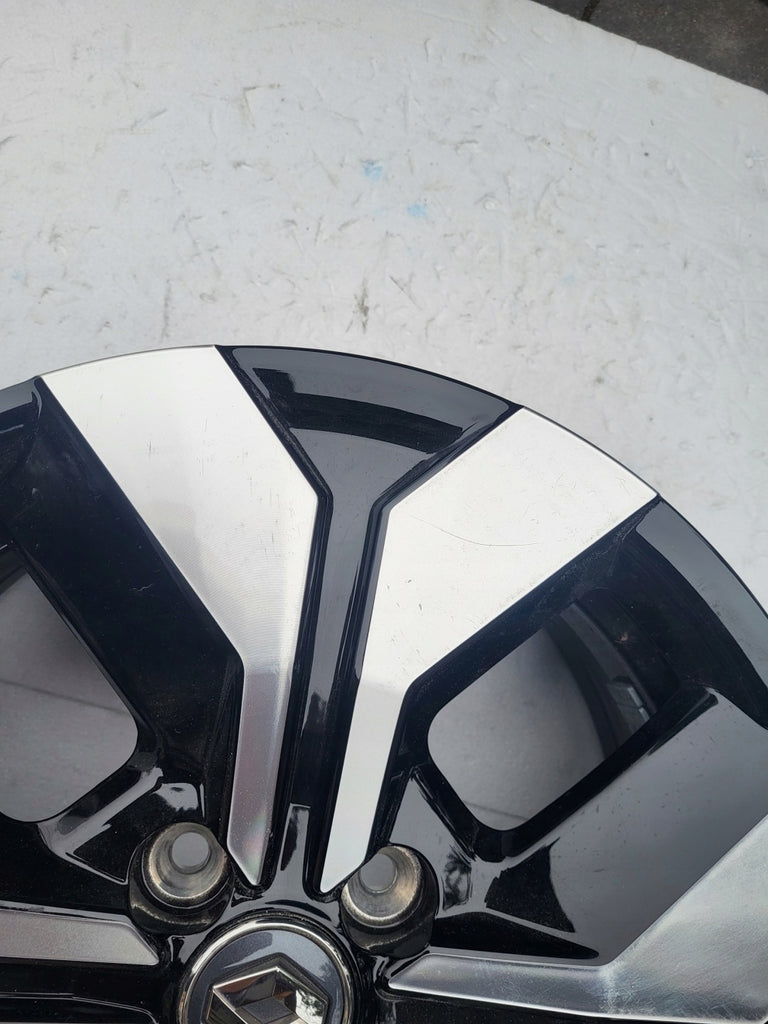 1x Alufelge 16 Zoll 6.5" 4x100 45ET Glanz Schwarz 403006547R Dacia Sandero I FEL2139115109qr