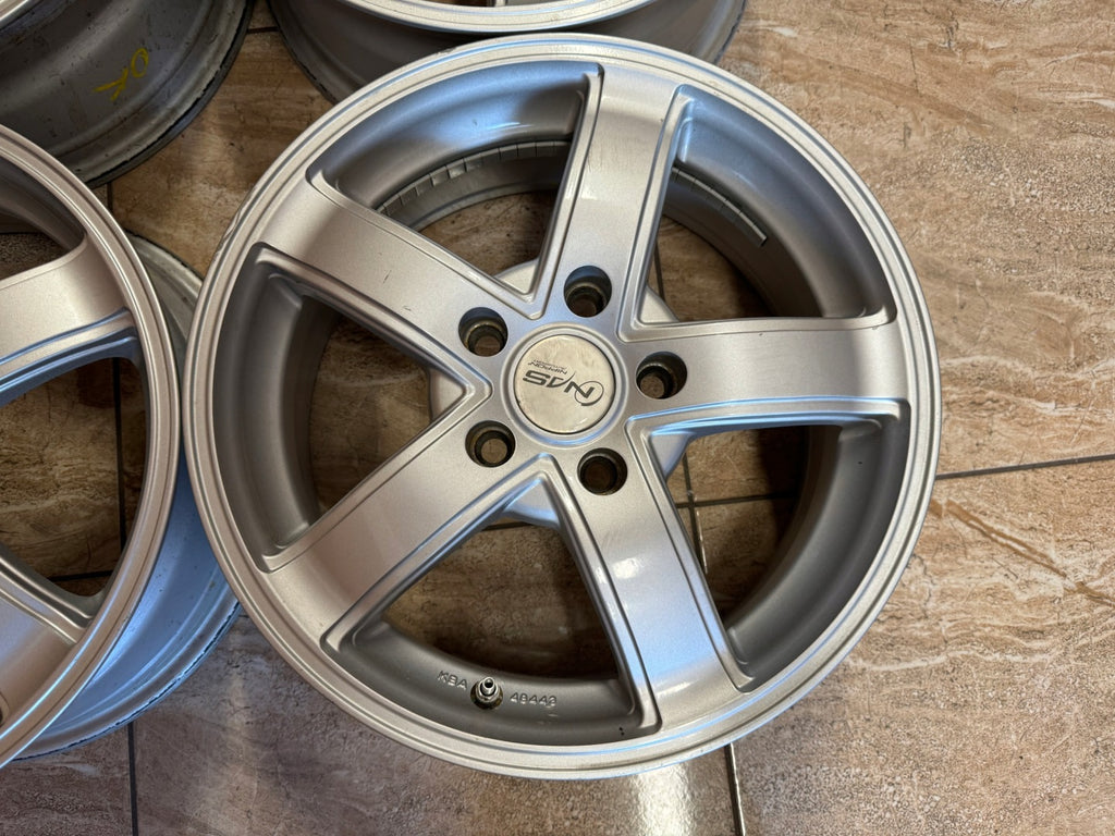 4x Alufelge 16 Zoll 6.5" 5x114.3 50ET Glanz Silber Honda I 4 Rim Wheel FEL7625251287ow