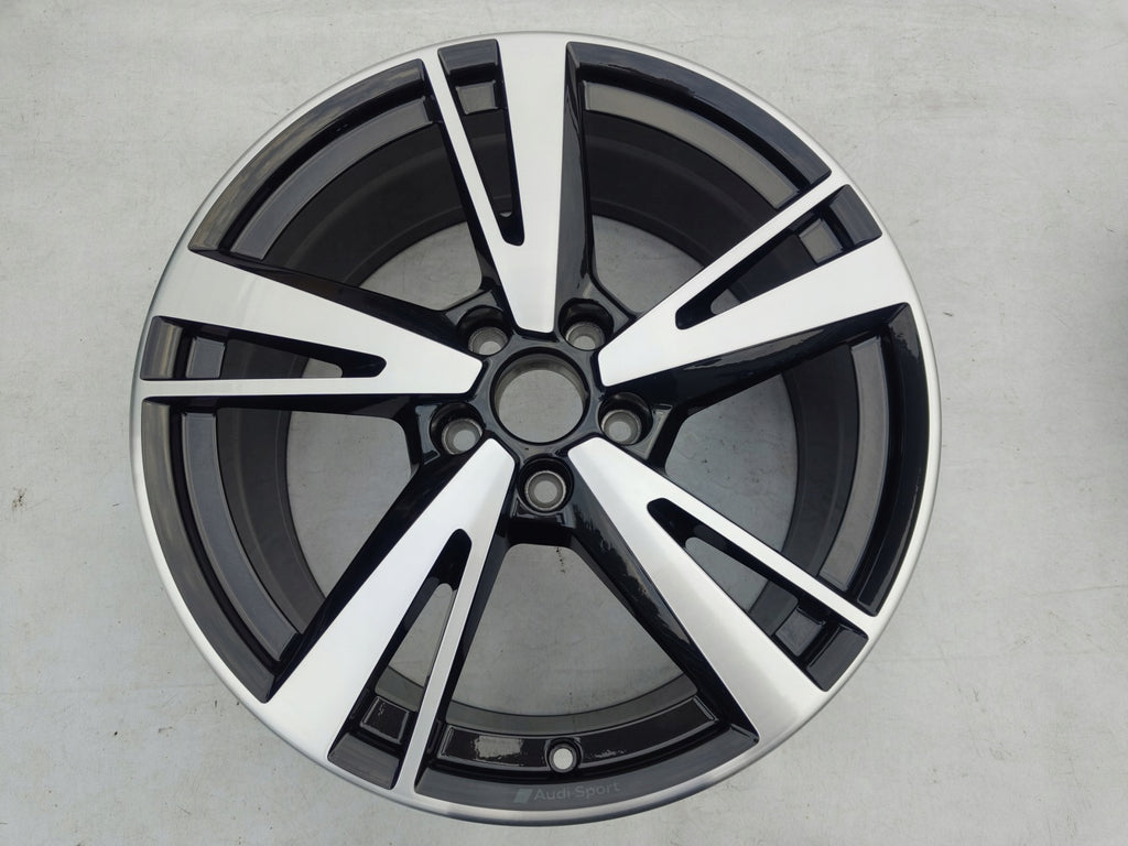 1x Alufelge 18 Zoll 8.0" 5x112 46ET Glanz Schwarz 8Y0601025N Audi Rim Wheel FEL4527968376oc