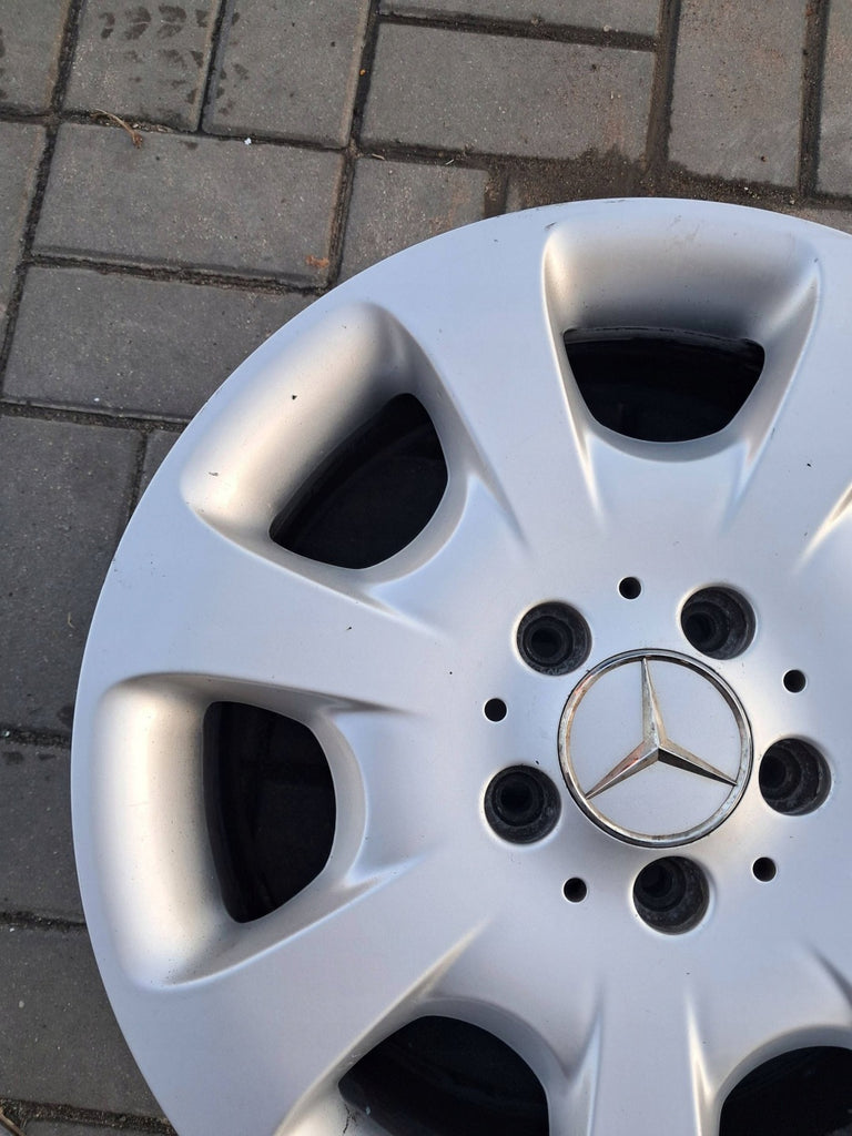 1x Alufelge 16 Zoll 7.0" 5x112 31ET Glanz Grau A2034012802 Mercedes-Benz W203 FEL3062986799wa