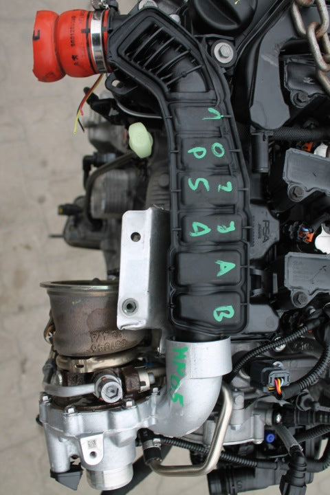 Motor Opel Peugeot I 10ZJAB 10TKm Benzin Engine Komplett MOT4110325018ze