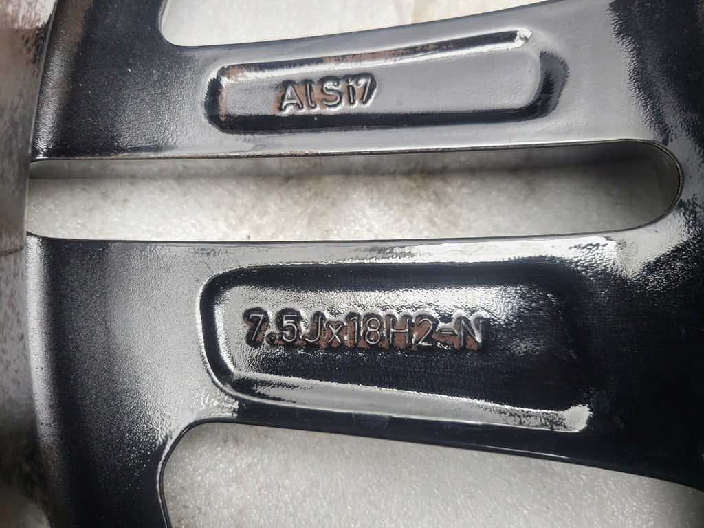 1x Alufelge 18 Zoll 7.5" 5x112 44ET Glanz Schwarz A2054019500 Mercedes-Benz W205 FEL6472690083eb
