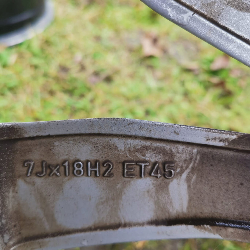 1x Alufelge 18 Zoll 7.0" 5x112 58ET Glanz Silber 2GA601025D VW T-Roc Rim Wheel FEL6889582098mb