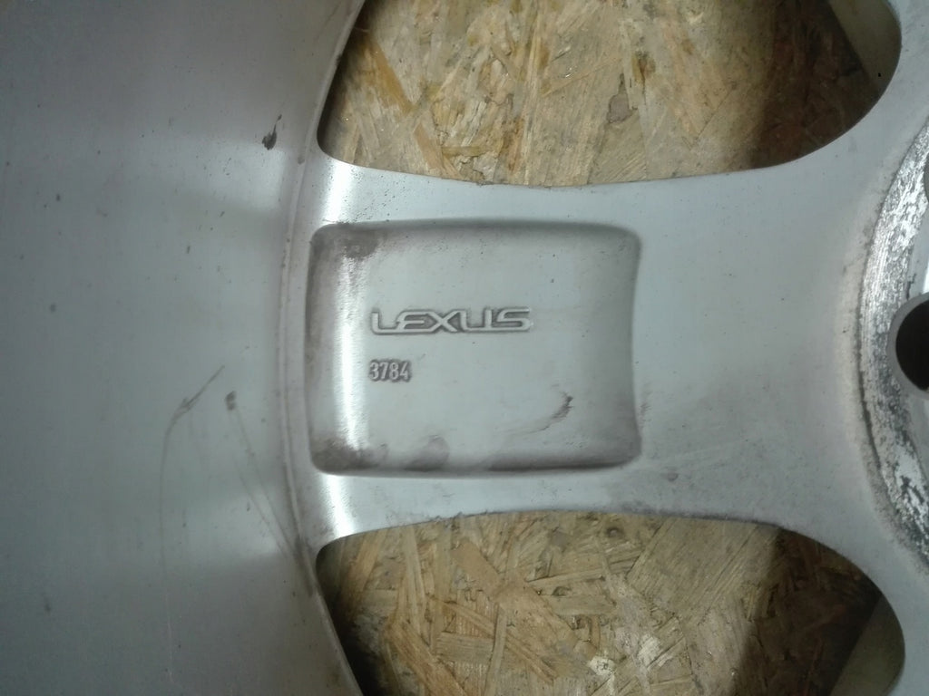 1x Alufelge 18 Zoll 8.0" 5x114.3 30ET Schwarz PW457-0E000 Lexus Rim Wheel