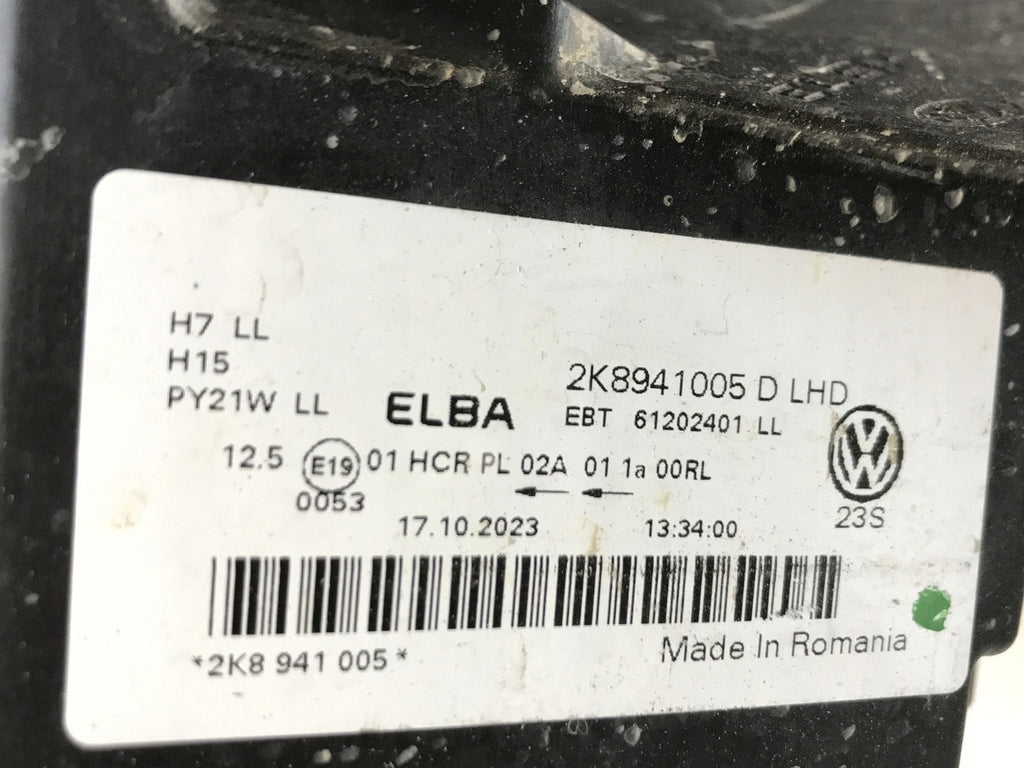 Frontscheinwerfer VW Caddy 2K8941005D Links Scheinwerfer Headlight SCH8694578392qp