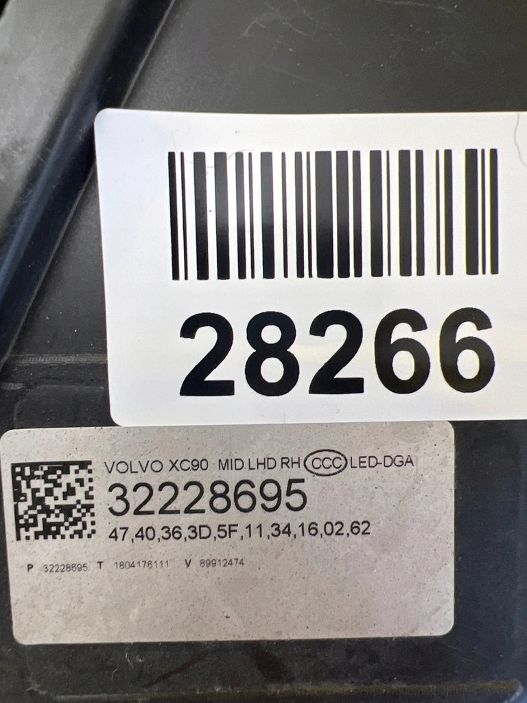 Frontscheinwerfer Volvo Xc90 II 32228695 LED Rechts Scheinwerfer Headlight