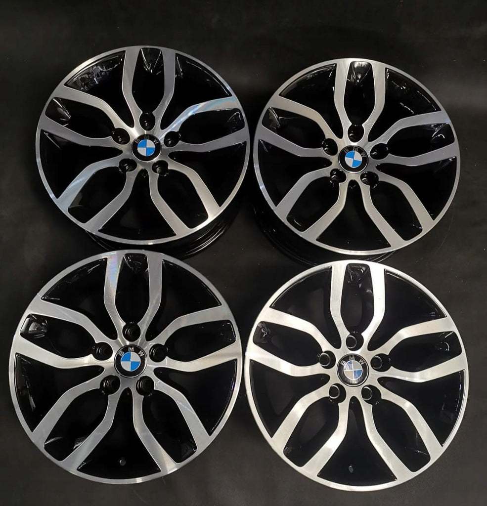 4x Alufelge 17 Zoll 7.5" 5x120 32ET Glanz Silber 6787576 BMW F26 X3 F25 FEL6931133410yv