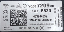 Laden Sie das Bild in den Galerie-Viewer, Frontscheinwerfer Citroën C3 Aircross YQ00720980 LED Links Headlight SCH9075281315cc