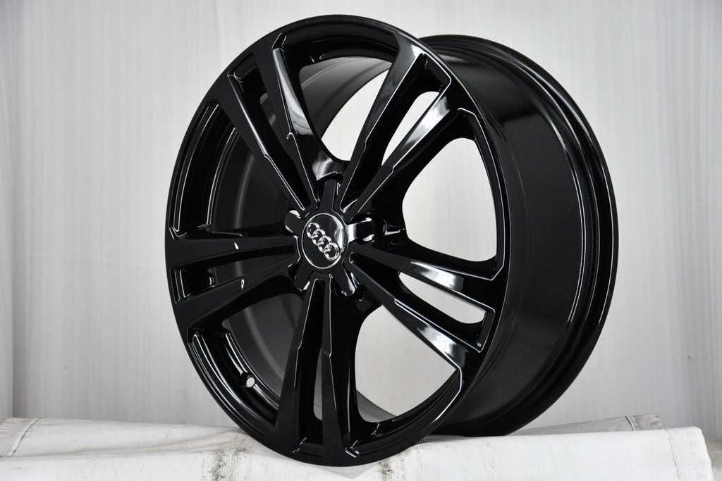 4x Alufelge 18 Zoll 7.5" 5x112 51ET Glanz Schwarz 8V0601025AJ Audi Rim Wheel FEL1893745680pf