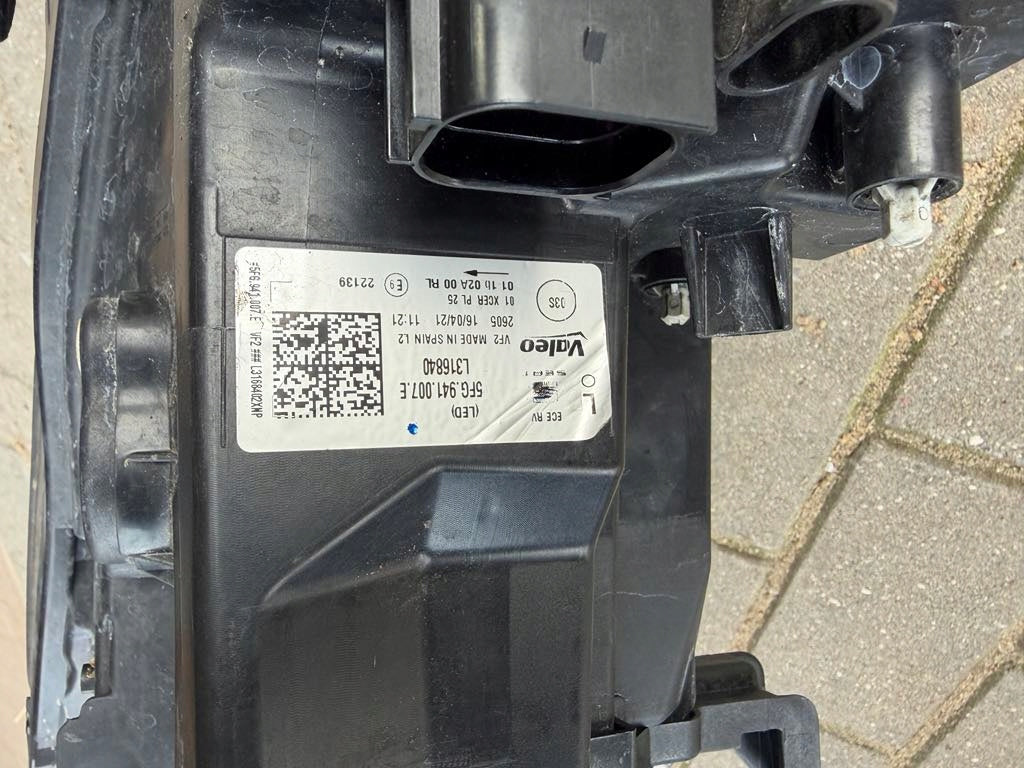 Frontscheinwerfer Cupra Formentor 5FG941007 LED Links Scheinwerfer Headlight SCH6549494645gt