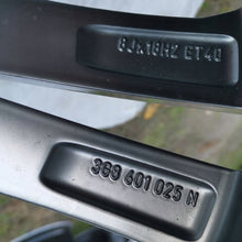 Load image into Gallery viewer, 1x Alufelge 18 Zoll 8.0" 5x112 40ET Glanz 3G8601025N VW Rim Wheel FEL4650052435bw