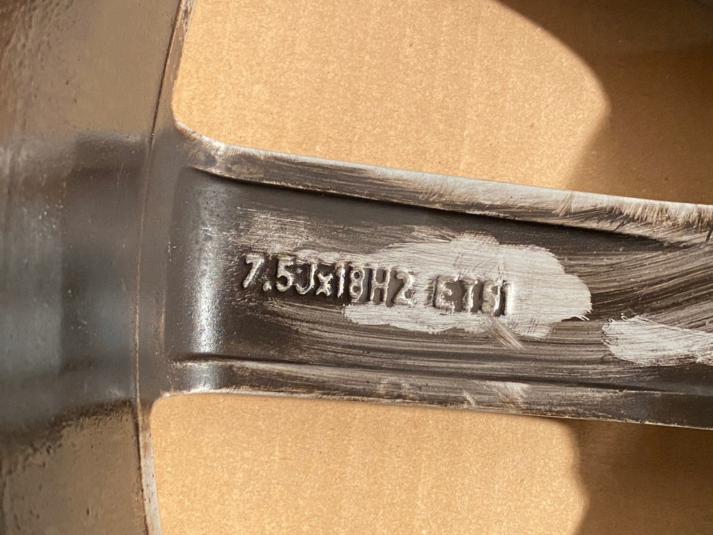 1x Alufelge 18 Zoll 7.5" 5x112 51ET 5E0601025Q Skoda Octavia Iii Rim Wheel