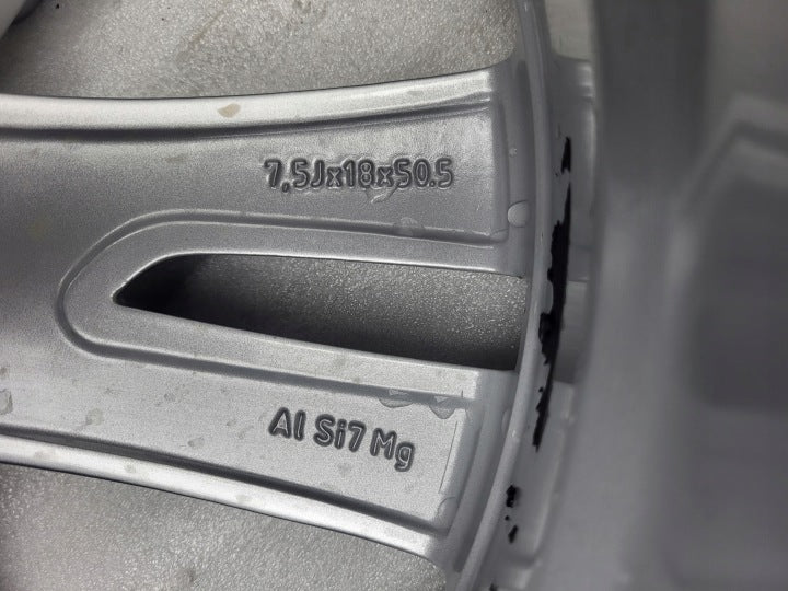 1x Alufelge 18 Zoll 7.5" 5x108 50 5ET Glanz Silber 31362866 Volvo V60 Xc60 FEL4223298363cc
