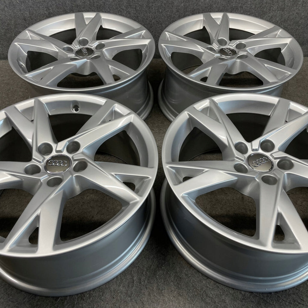 4x Alufelge 17 Zoll 7.5" 5x112 38ET Glanz Silber 8W0601025K Audi A4 Rim Wheel FEL1823041806tb