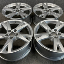 Laden Sie das Bild in den Galerie-Viewer, 4x Alufelge 17 Zoll 7.5" 5x112 38ET Glanz Silber 8W0601025K Audi A4 Rim Wheel FEL1823041806tb