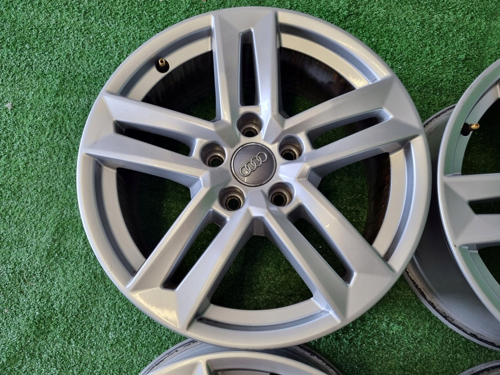 4x Alufelge 17 Zoll 7.0" 5x112 42ET Glanz Silber 8W0601025P Audi A4 B8 Rim Wheel FEL8383746718wt