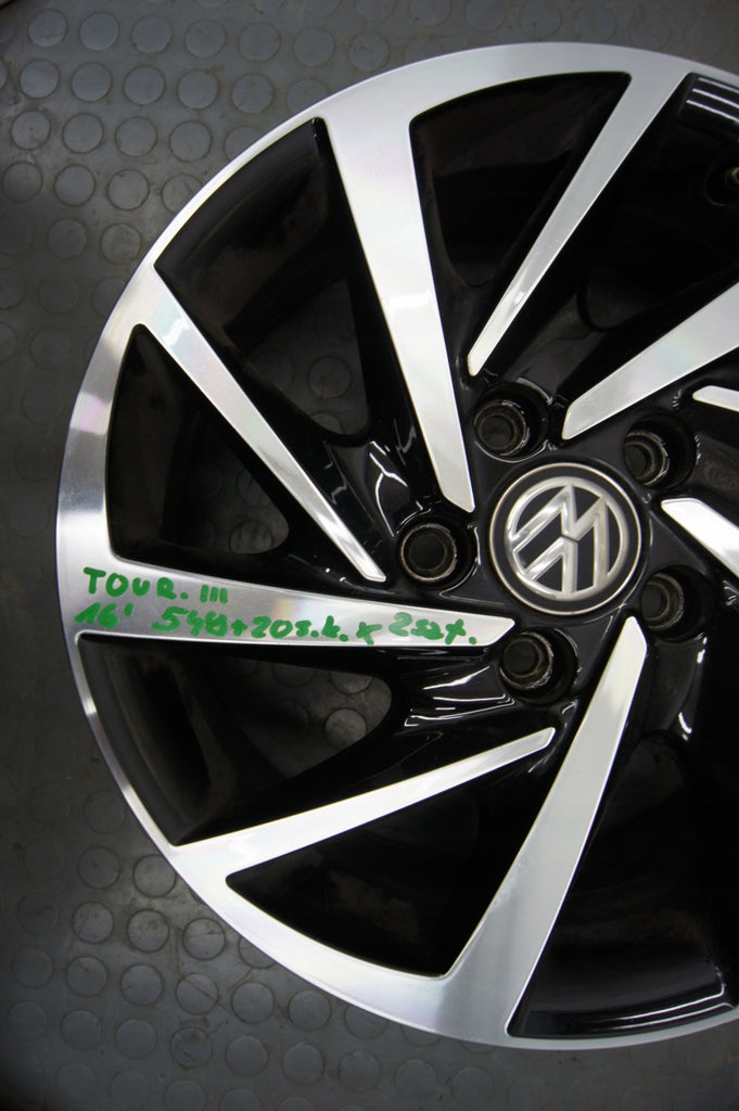 1x Alufelge 16 Zoll 6.5" 5x112 48ET 5TA601025K VW Touran Rim Wheel FEL3540841959jm