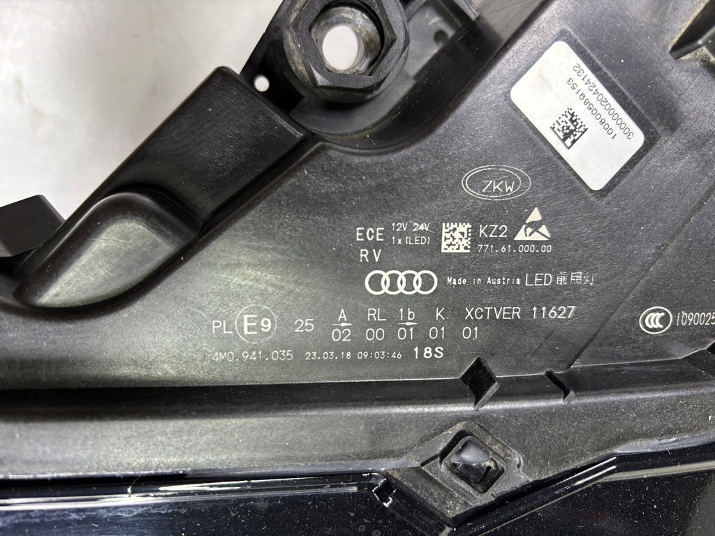 Frontscheinwerfer Audi Q7 4M0941035 Full LED Ein Stück (Rechts oder Links) SCH4589237355mj
