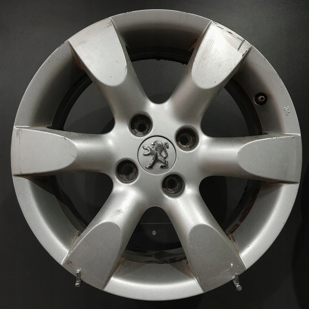 4x Alufelge 16 Zoll 6.5" 4x108 31ET Glanz Silber 9681285480 Peugeot I Rim Wheel FEL7527487675dl