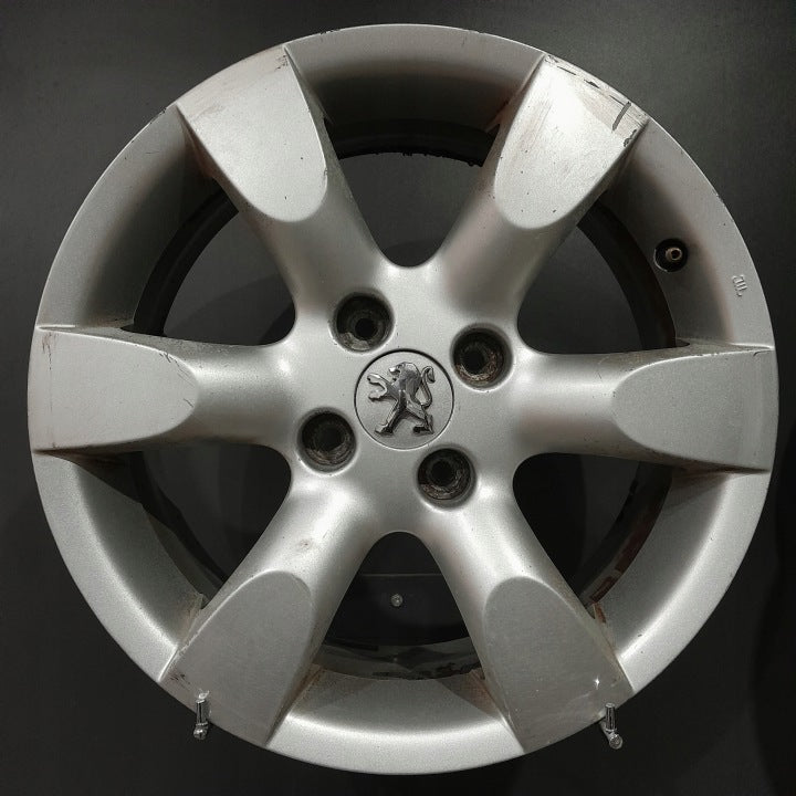 4x Alufelge 16 Zoll 6.5" 4x108 31ET Glanz Silber 9681285480 Peugeot I Rim Wheel FEL7527487675dl
