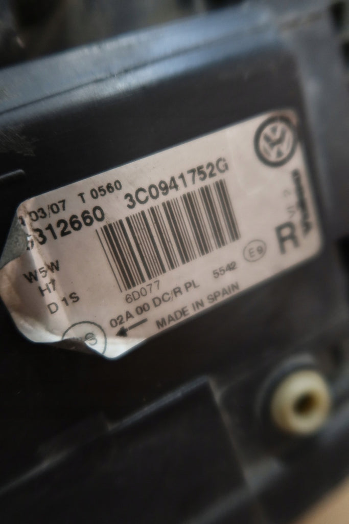 Frontscheinwerfer VW Passat B7 3C0941752 Xenon Rechts Scheinwerfer Headlight SCH5153335442va