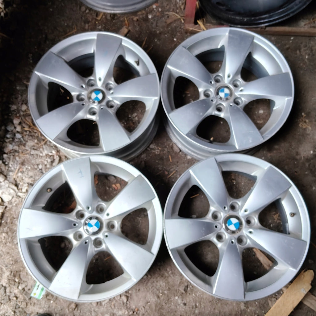 4x Alufelge 17 Zoll 7.5" 5x120 20ET Glanz Schwarz 6762001 BMW E60 E61 Rim Wheel FEL4685060102mp