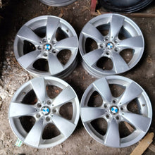 Laden Sie das Bild in den Galerie-Viewer, 4x Alufelge 17 Zoll 7.5" 5x120 20ET Glanz Schwarz 6762001 BMW E60 E61 Rim Wheel FEL4685060102mp