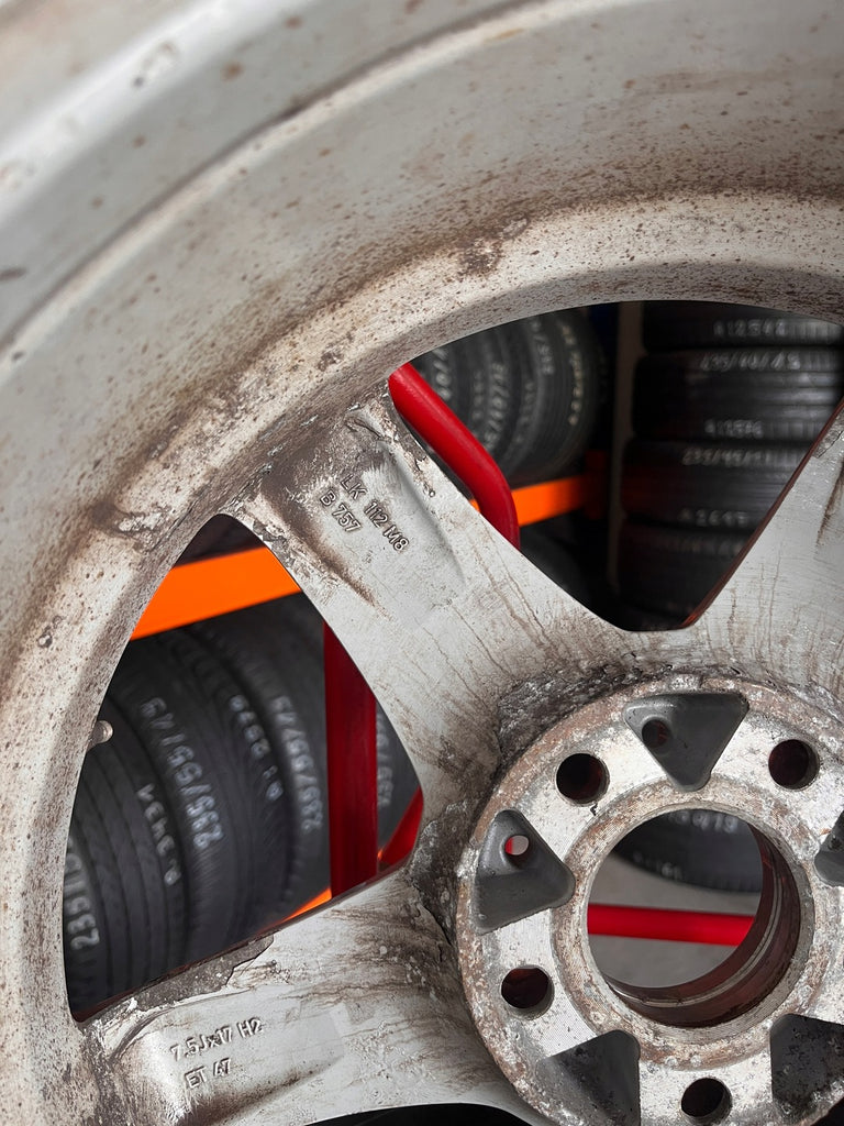 1x Alufelge 17 Zoll 7.5" 5x112 47ET Silber Mercedes-Benz Rim Wheel