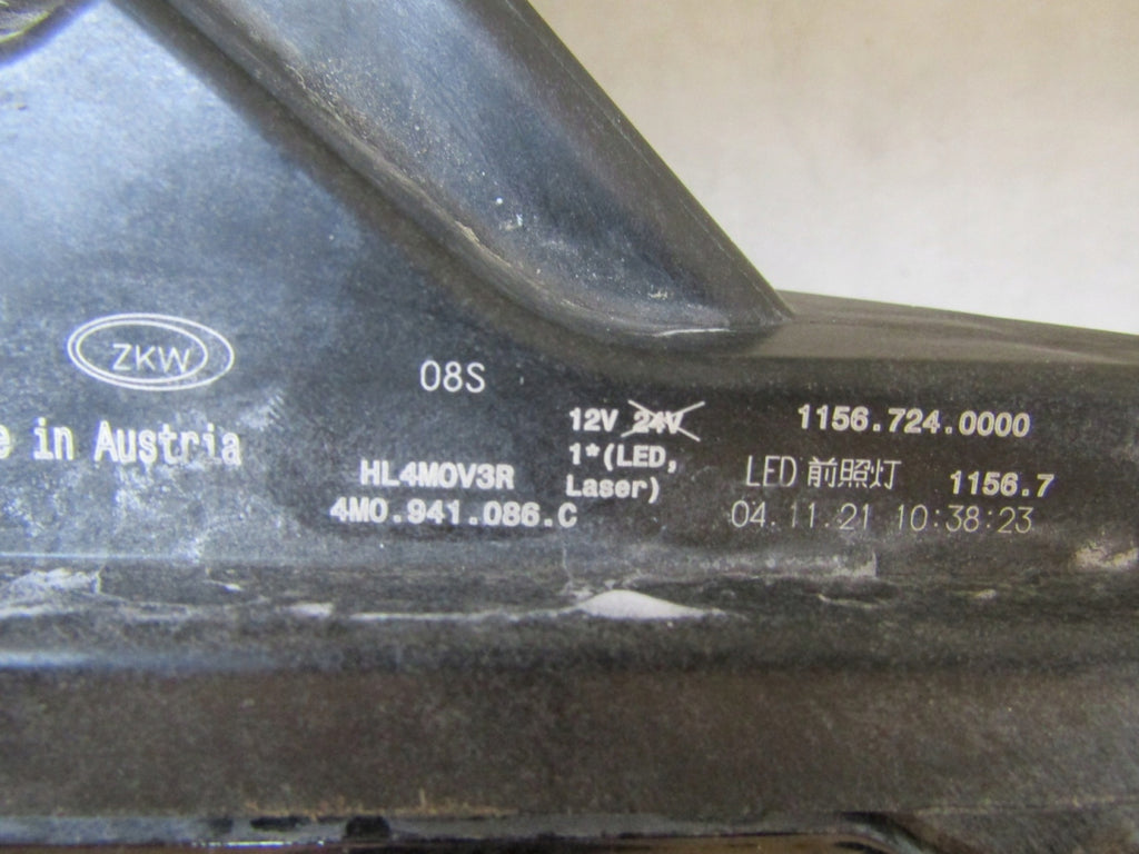 Frontscheinwerfer Audi Q7 4M0941086C Laser Rechts Scheinwerfer Headlight
