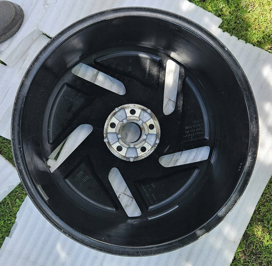 1x Alufelge 21 Zoll 9.0" 5x112 42ET Glanz Schwarz 11A601025K VW Rim Wheel FEL8133480363dx